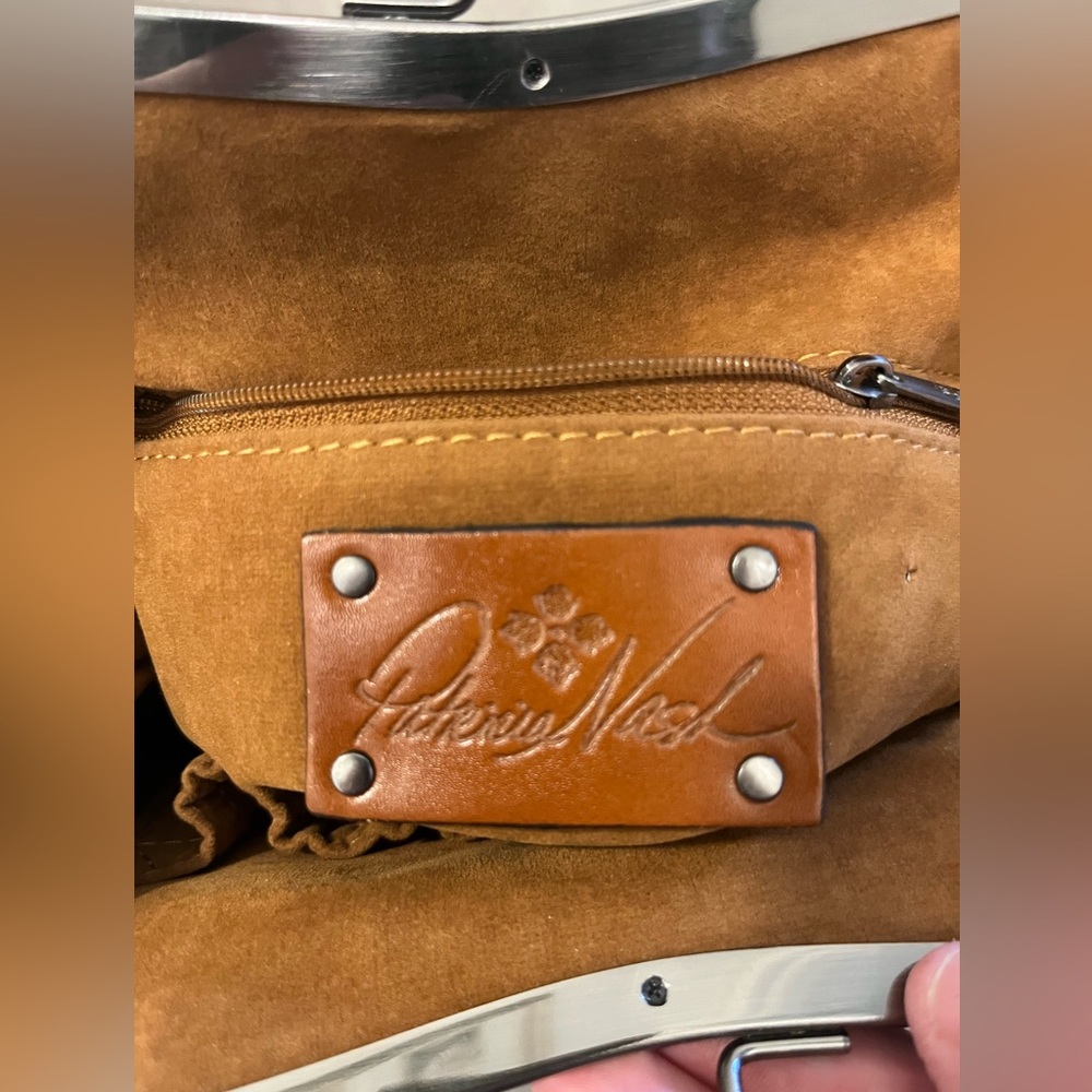 Patricia Nash Laureana Blue Croc
Embossed Purse Frame Chain
Strap - EUC - Picture 8 of 12